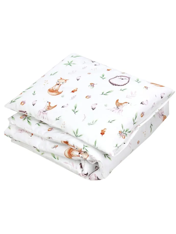 Unisex Baby Wiegenset 4-teilig in grün/beige