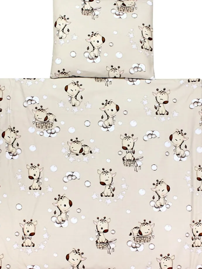 Unisex Baby Wiegenset 4-teilig in beige Modell 1