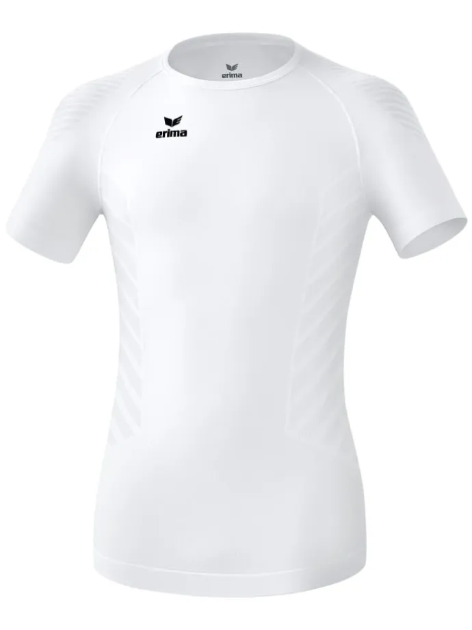 Unisex Erwachsene Athletic T-Shirt Funktionsunterwäsche in weiss