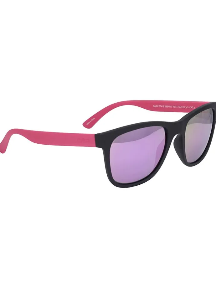 Unisex-Sonnenbrille "Bark" in Pink/ Schwarz