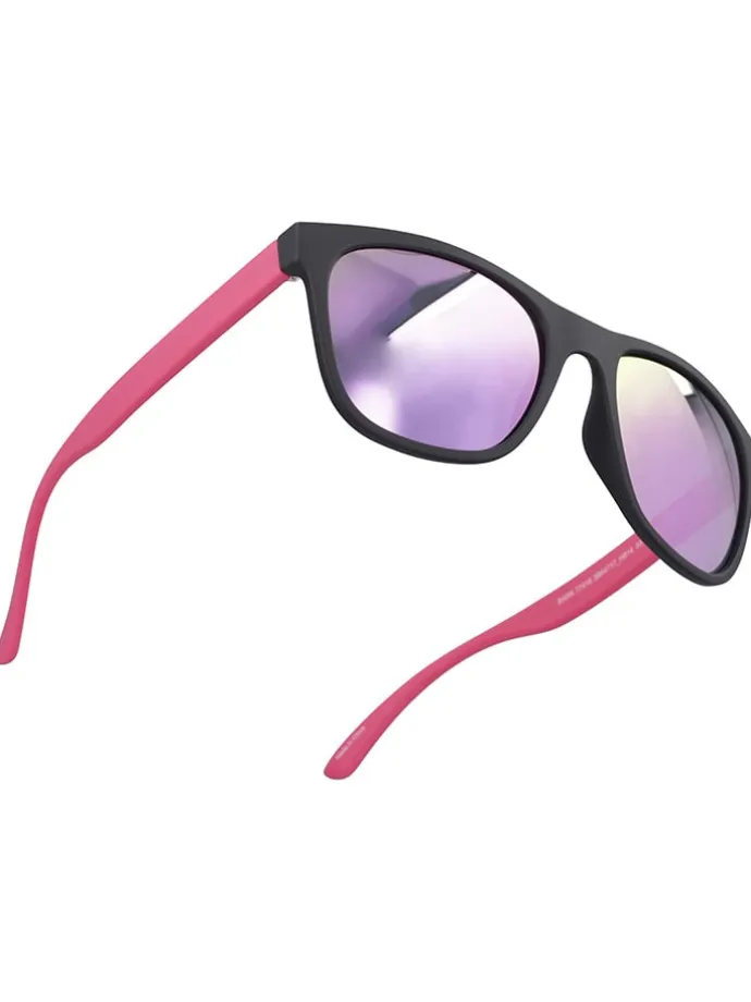 Unisex-Sonnenbrille "Bark" in Pink/ Schwarz