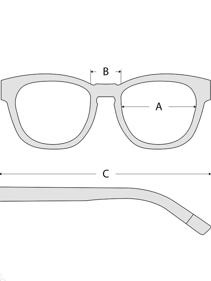 Unisex-Sonnenbrille in Dunkelblau/ Gold