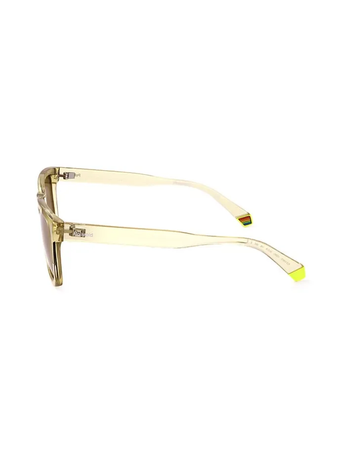 Unisex-Sonnenbrille in Gelb/ Khaki
