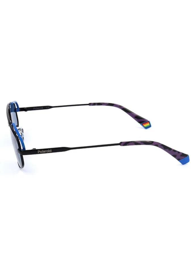 Unisex-Sonnenbrille in Schwarz/ Blau