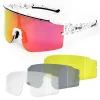 Unisex-Sportbrille "Sunthrill" in Weiß-Schwarz/ Pink