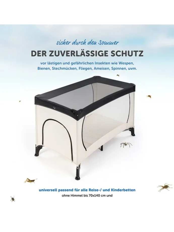 Universal Insektenschutz / Mückennetz für in grau