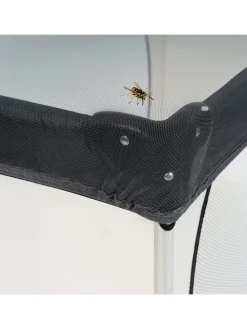 Universal Insektenschutz / Mückennetz für in grau