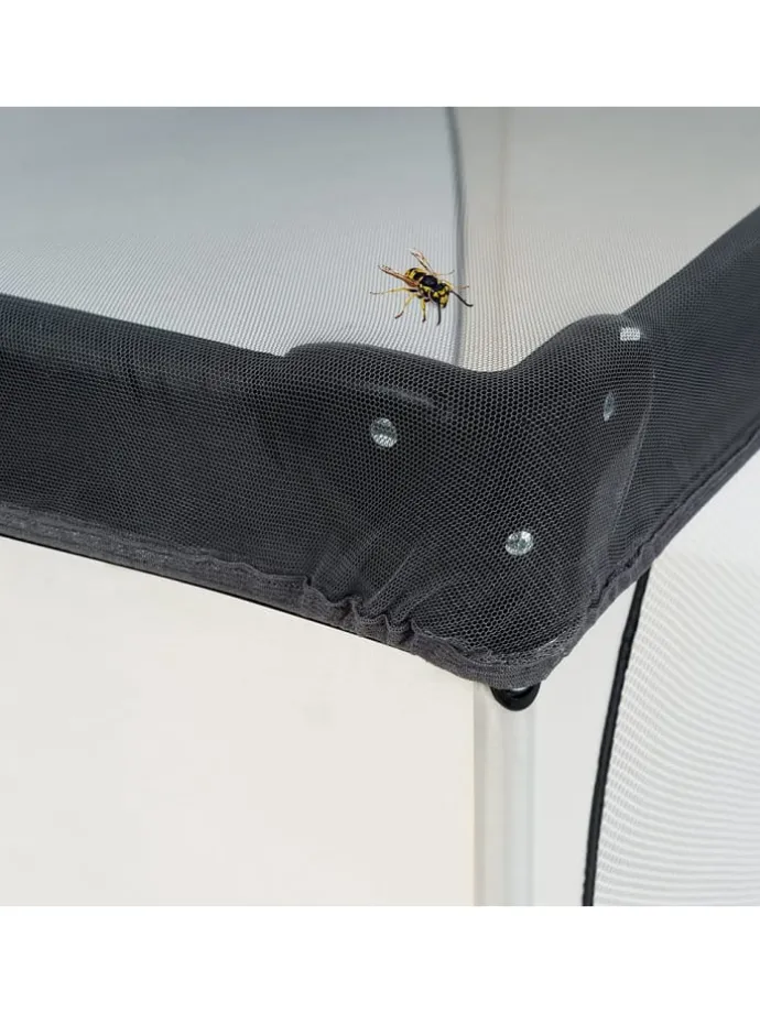 Universal Insektenschutz / Mückennetz für in grau