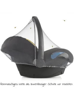 Universal Insektenschutz / Mückennetz für in grau