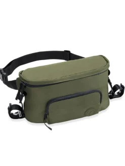 Universal Kinderwagen Organizer und Bauchtasche in gruen,schwarz