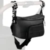 Universal Kinderwagen Organizer und Bauchtasche in schwarz