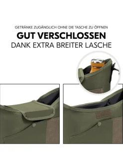 Universal Kinderwagen Organizer - Olive in gruen,schwarz