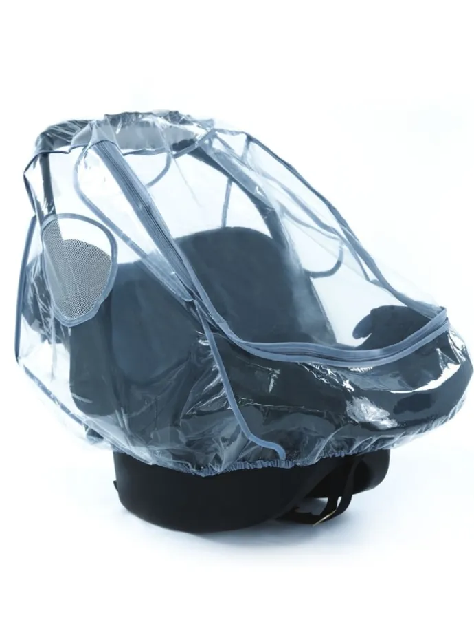 Universal Regenschutz für Babyschale mit in grau