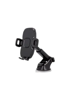 Universelle Smartphone-Halterung mit verstellbarem Arm und Saugnapf Schwarz