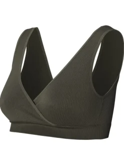 Unwattierte Still-Bh Gayla in Olive