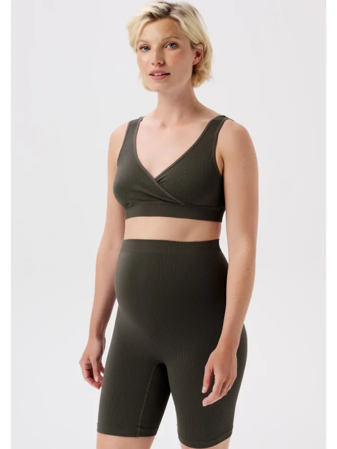 Unwattierte Still-Bh Gayla in Olive