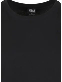 Urban Classics Damen Ladies Extended Shoulder Tee in black
