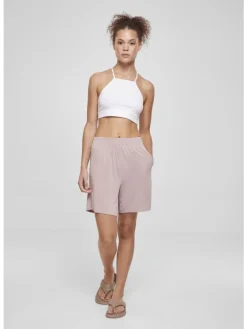 Urban Classics Damen Ladies Modal Shorts in duskrose