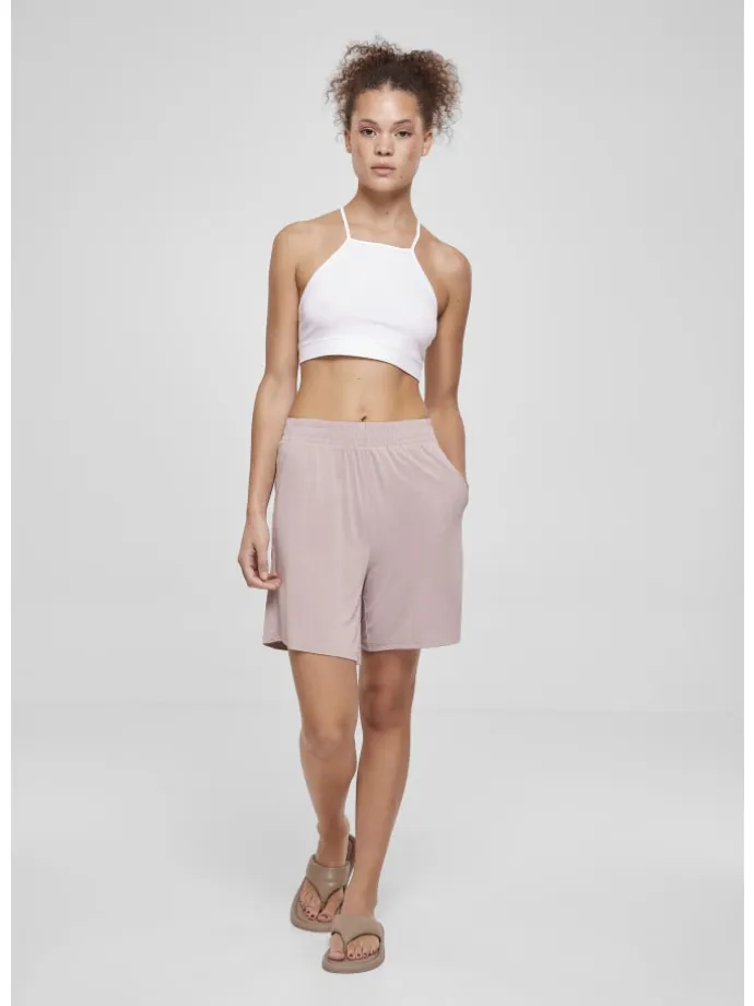Urban Classics Damen Ladies Modal Shorts in duskrose