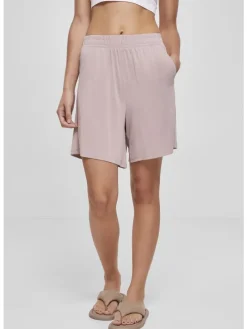 Urban Classics Damen Ladies Modal Shorts in duskrose