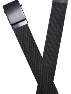 Urban Classics Unisex Belts Trio Kids in black/bodegagreen/magicmango
