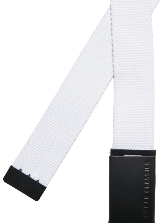 Urban Classics Unisex Canvas Belt Kids 2-Pack in black+white