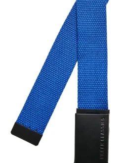 Urban Classics Unisex Canvas Belt Kids 2-Pack in black+blue