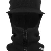 Urban Classics Unisex Zipped Balaclava Visor in black