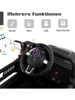 12V Elektroauto 3-7 Jahren in Schwarz