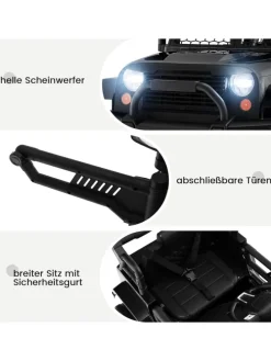 12V Elektroauto 3-7 Jahren in Schwarz