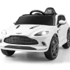12V Elektroauto Aston Martin DBX in Weiß