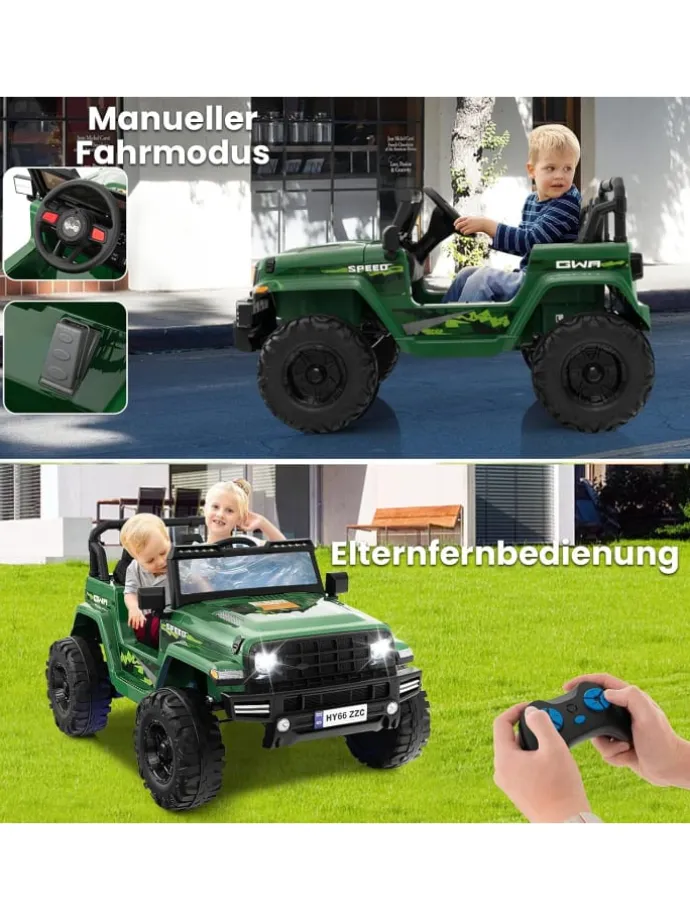 24V Kinder Elektroauto in Grün