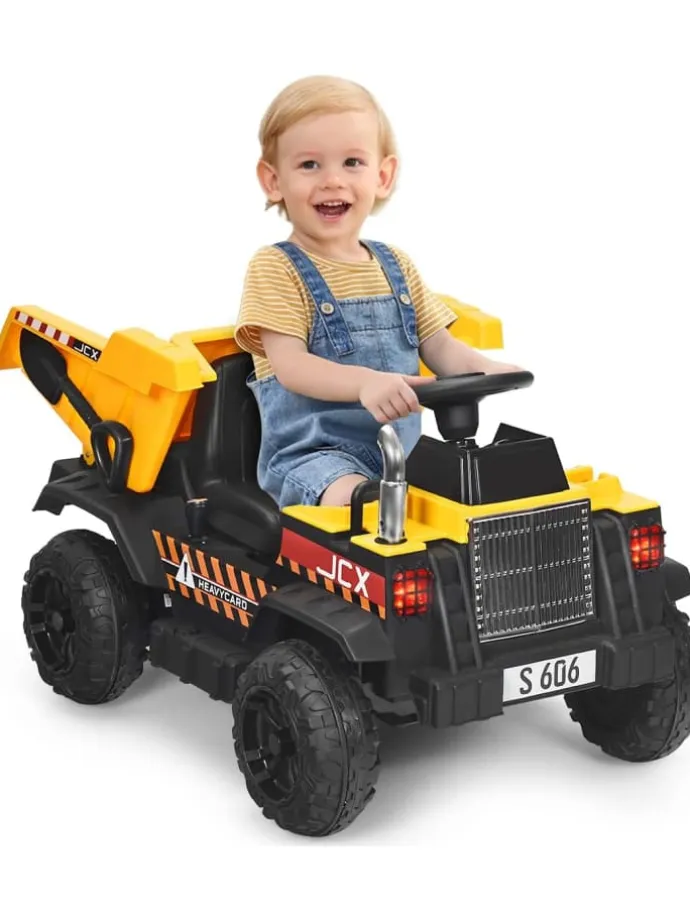 12V Traktor von 3-8 Jahren in Gelb