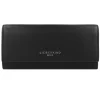 Valentina Geldbörse RFID Schutz Leder 19 cm in black