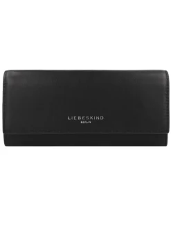 Valentina Geldbörse RFID Schutz Leder 19 cm in black