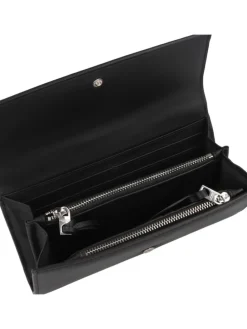 Valentina Geldbörse RFID Schutz Leder 19 cm in black