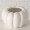 Vase "Dima" in Weiß - (H)10 x Ø 16 cm