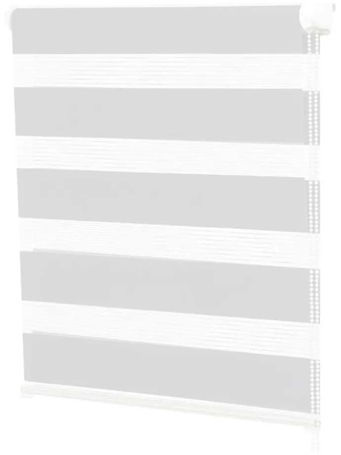 Verdunkelungsrollo "Zebra" in Weiß - (L)120 x (B)60 cm