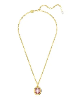 Vergold. Halskette mit Anhänger - (L)42 cm