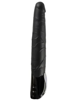 Vibrator Black Push Thrusting Vibrator in schwarz