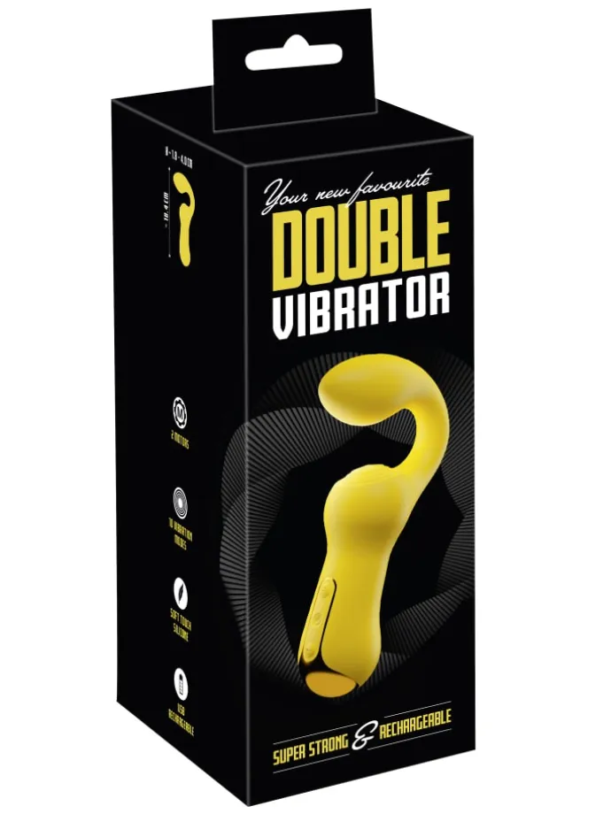 Vibrator Double Vibrator in gelb