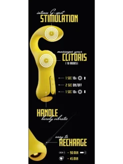 Vibrator Double Vibrator in gelb