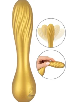 Vibrator Flexible Swirl in gold