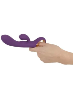 Vibrator mit Klitorisreizer Rabbit Vibrator Petit in lila