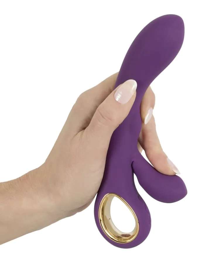 Vibrator mit Klitorisreizer Rabbit Vibrator Petit in lila