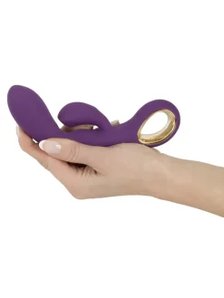 Vibrator mit Klitorisreizer Rabbit Vibrator Petit in lila