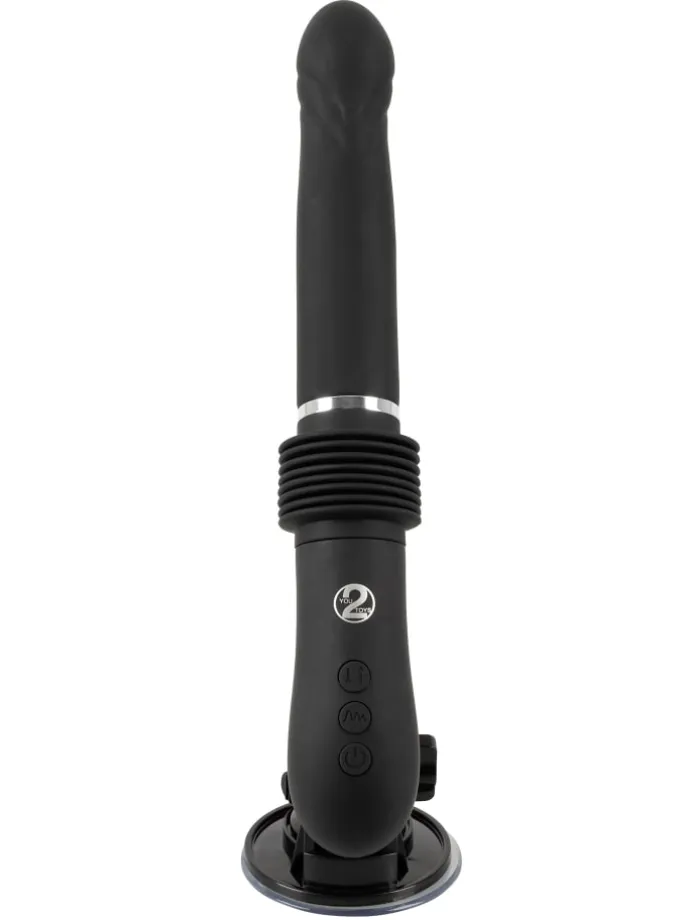 Vibrator mit Stoßfunktion RC Fucking Machine 2.0 in schwarz