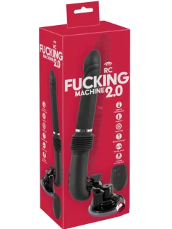 Vibrator mit Stoßfunktion RC Fucking Machine 2.0 in schwarz