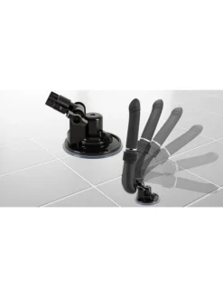 Vibrator mit Stoßfunktion RC Fucking Machine 2.0 in schwarz