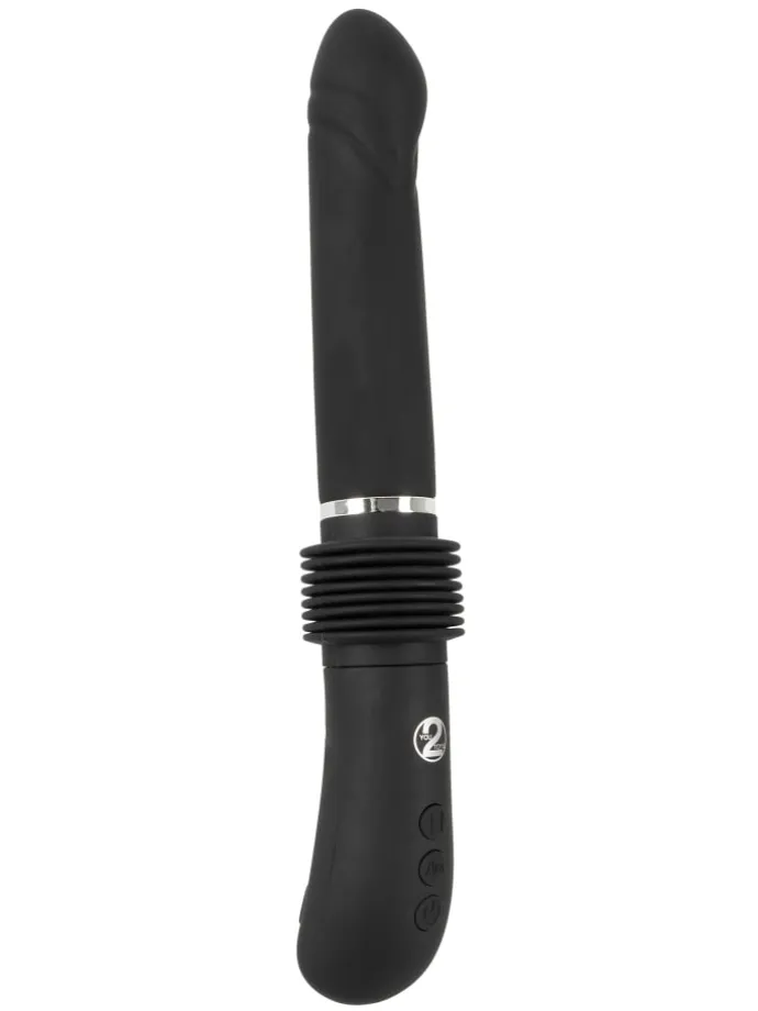 Vibrator mit Stoßfunktion RC Fucking Machine 2.0 in schwarz